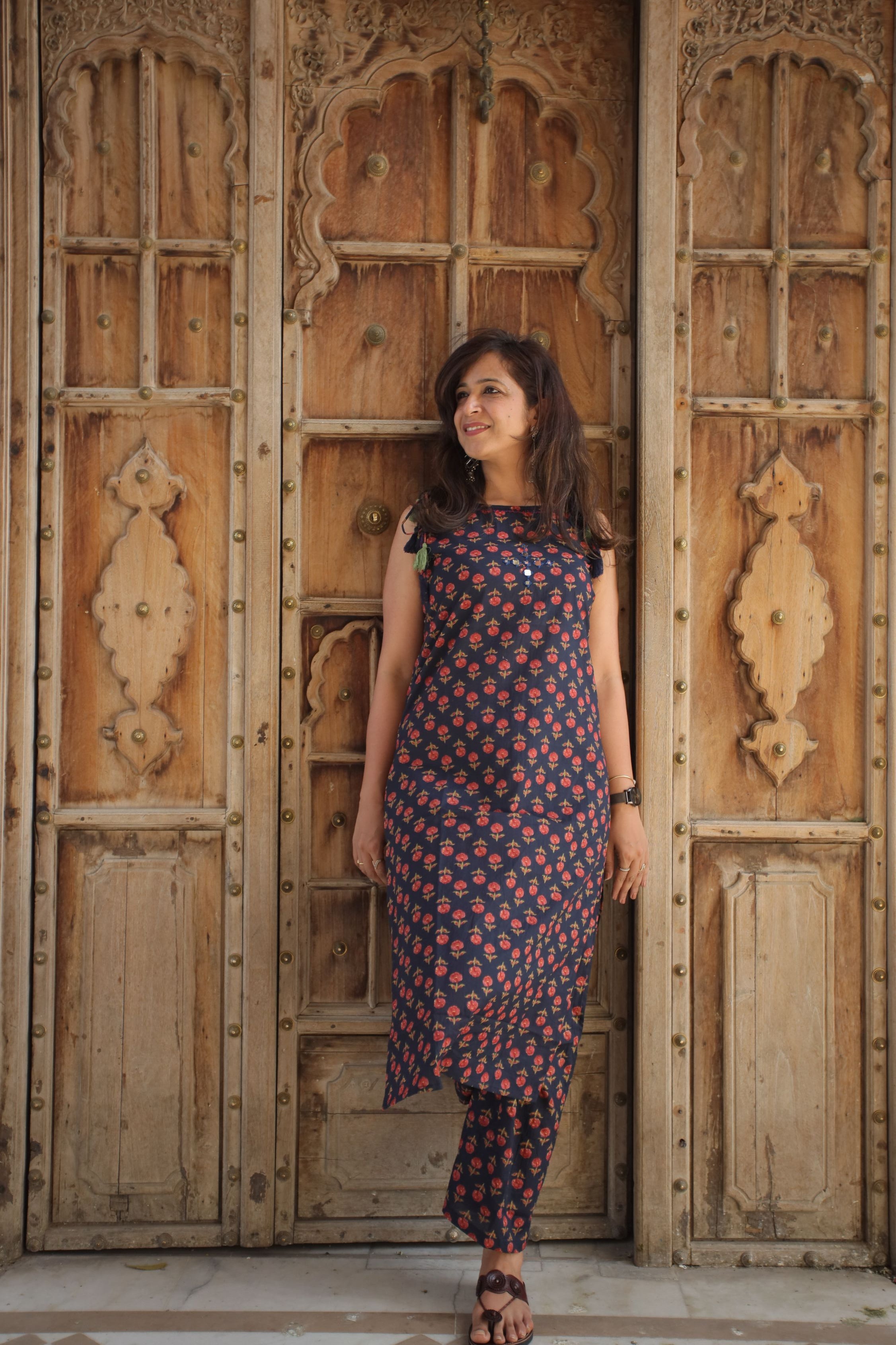 Jaipur_Block_Print_coord set