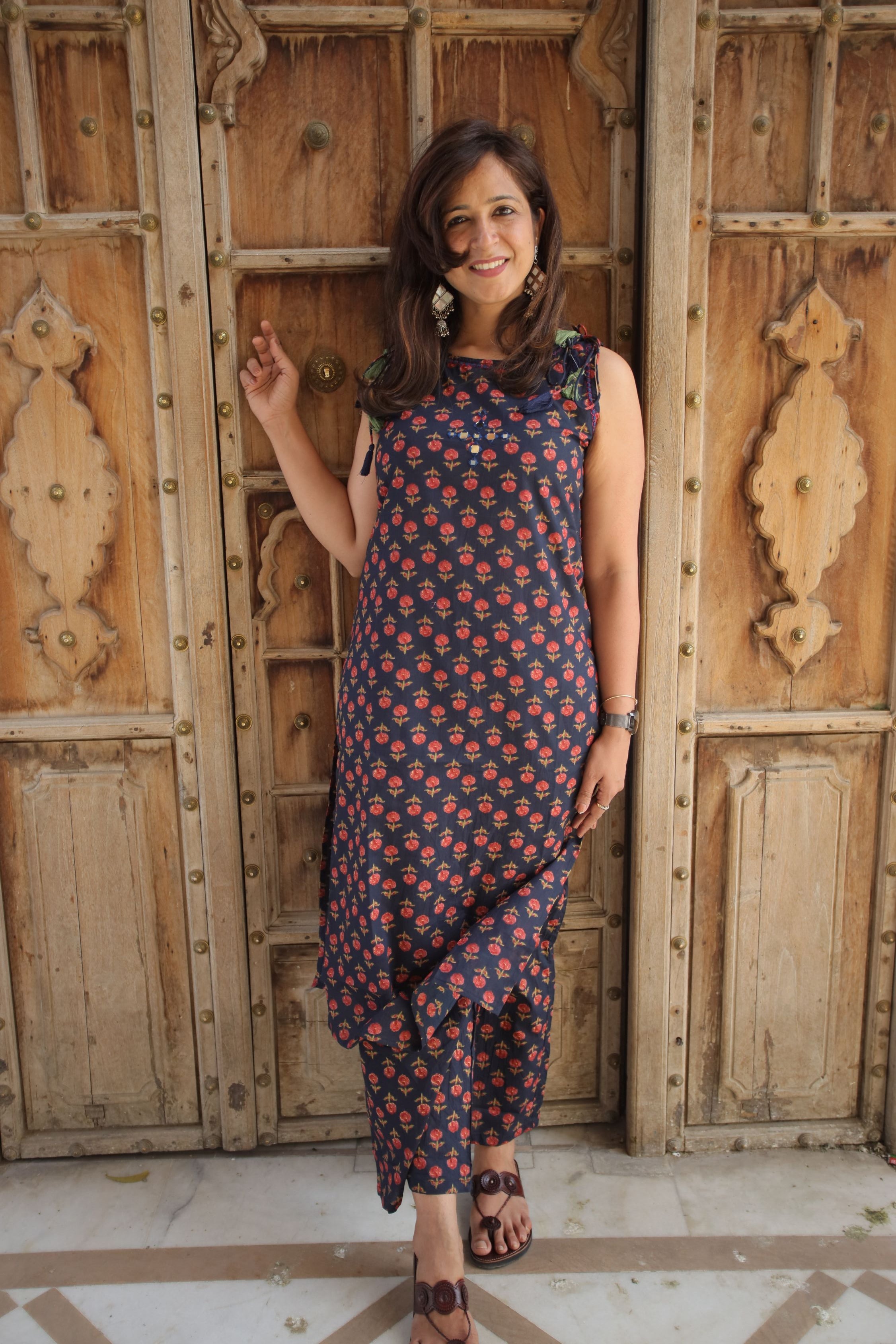 Jaipur_Block_Print_coord set