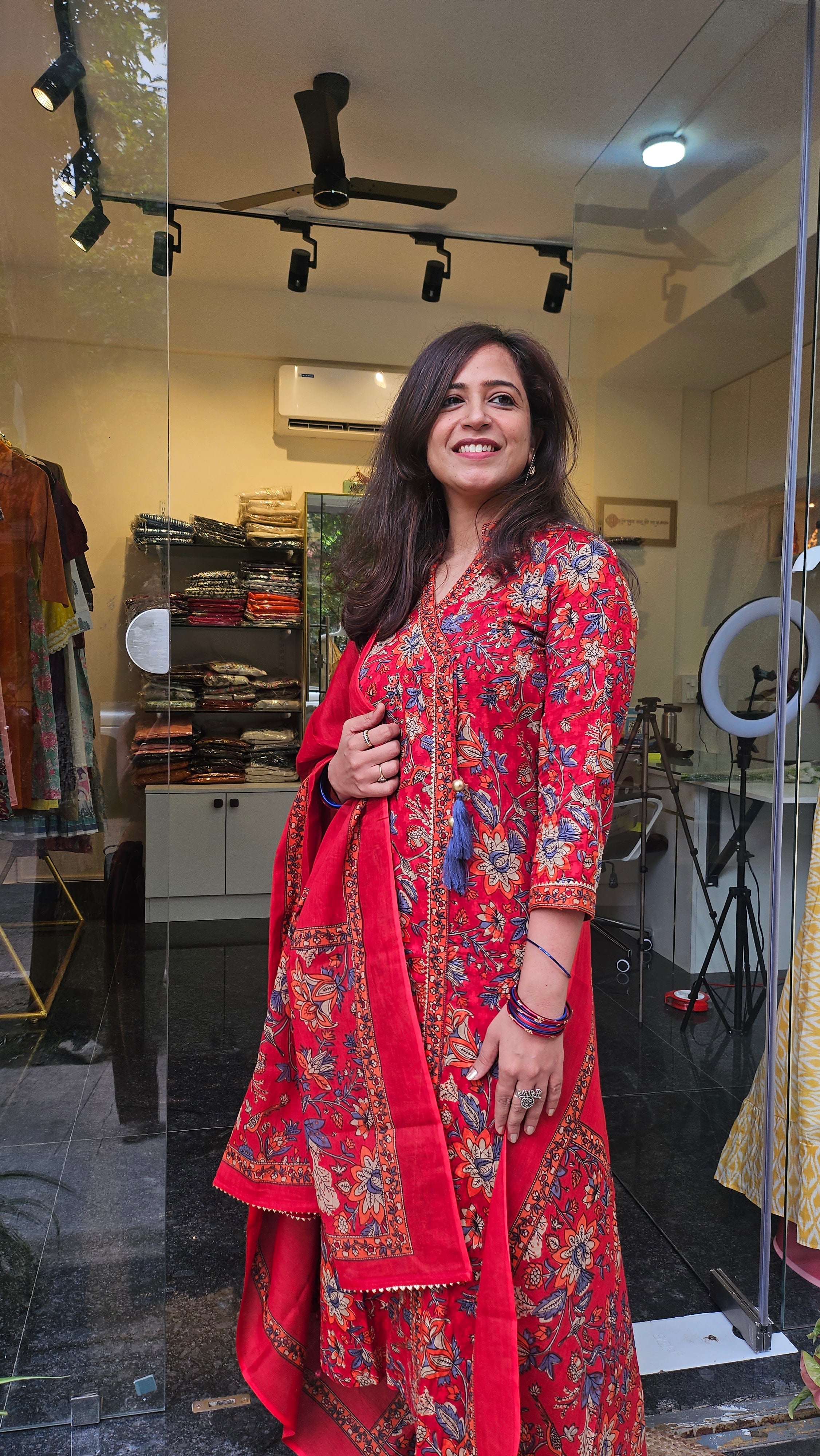 Prem Rang – Cotton Dupatta Suit