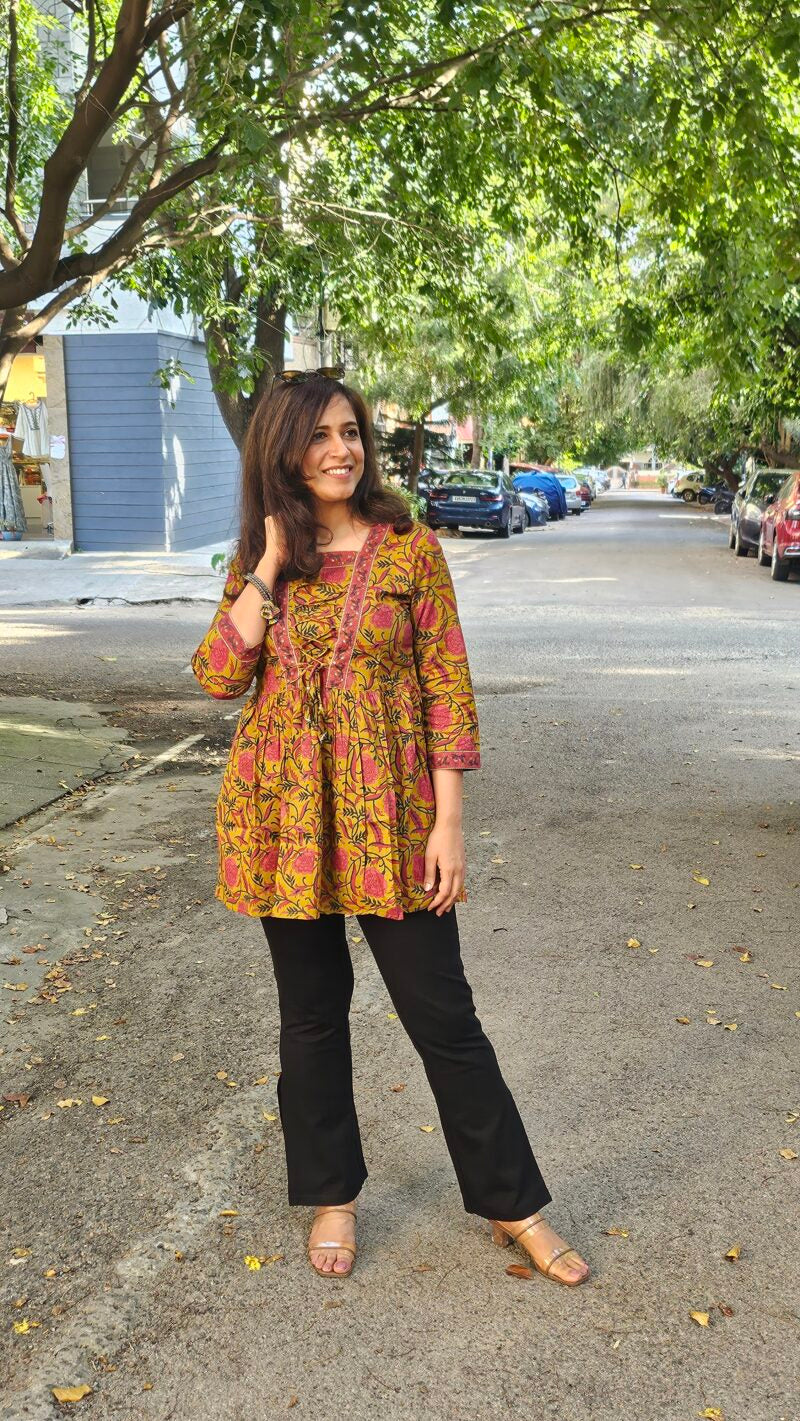 Block Print – Short Kurti