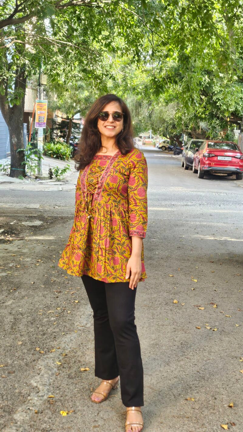Block Print – Short Kurti