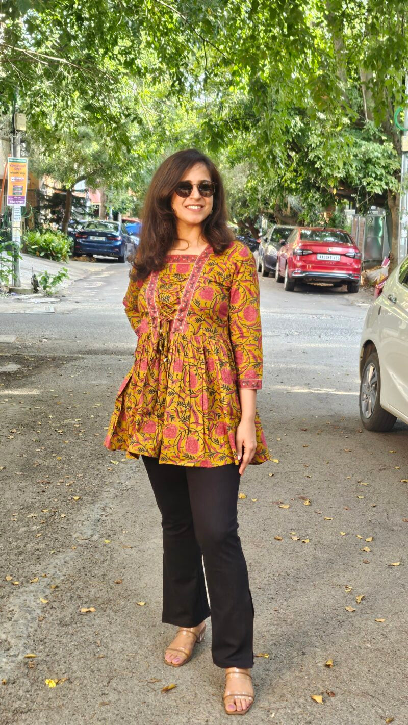 Block Print – Short Kurti