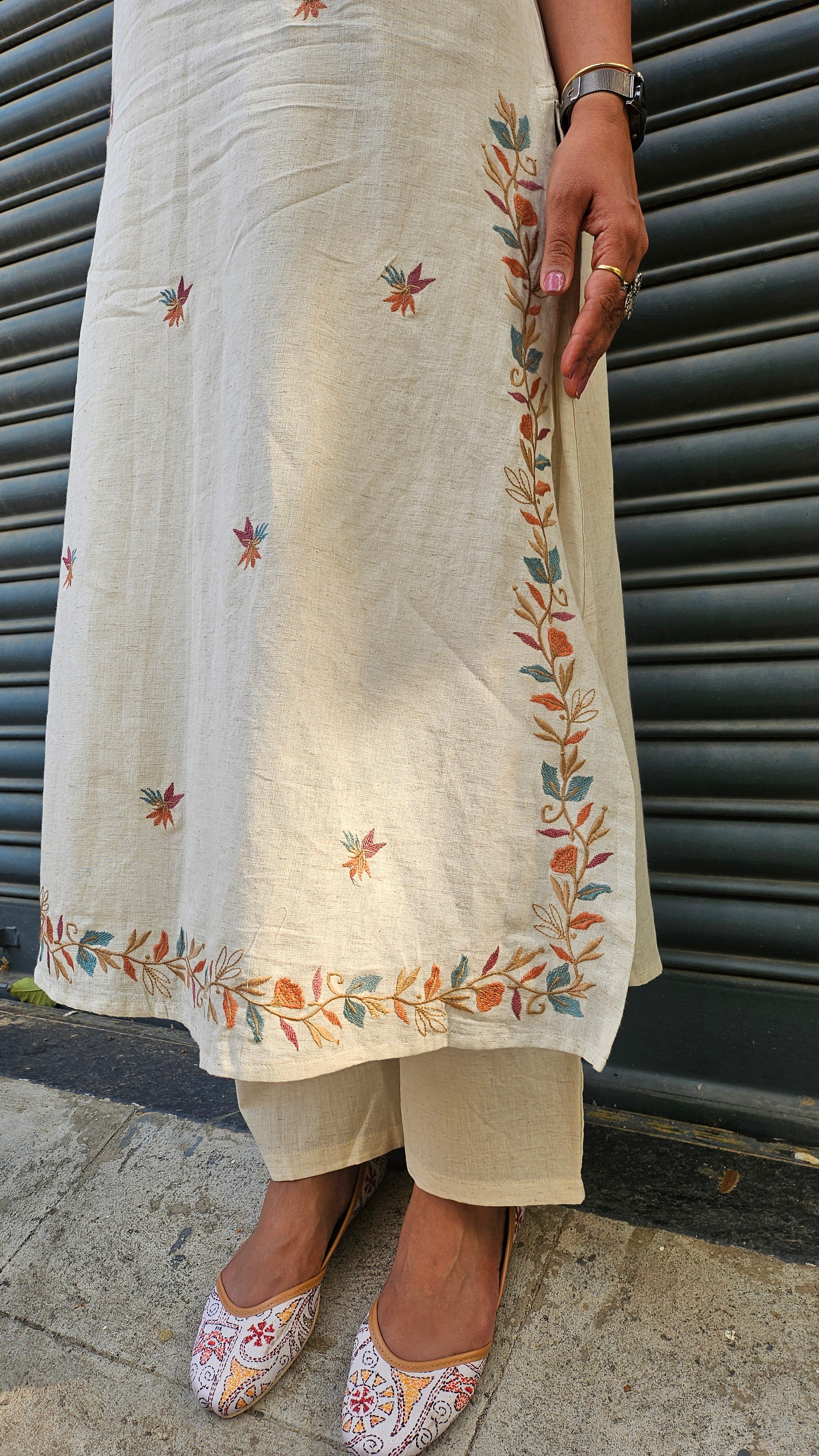 Khadi Cotton-Sleeveless-Coord set