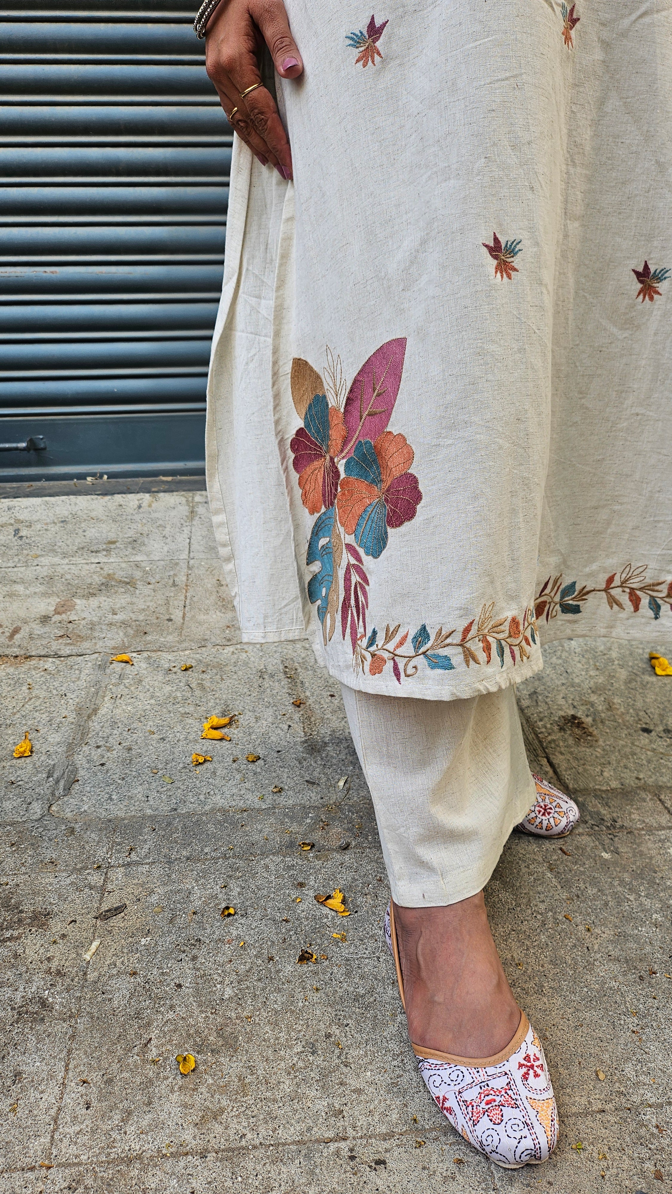 Khadi Cotton-Sleeveless-Coord set