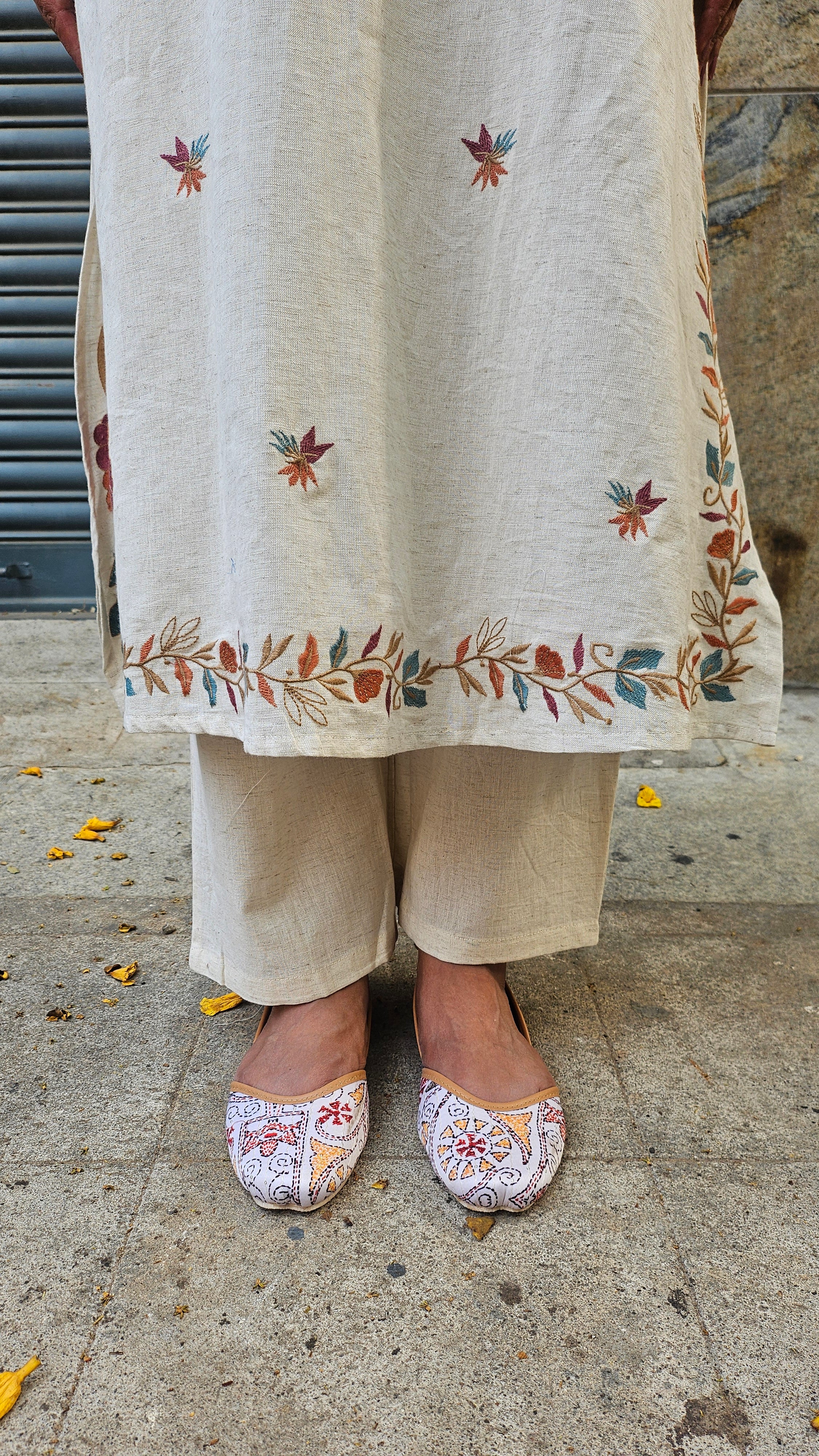 Khadi Cotton-Sleeveless-Coord set