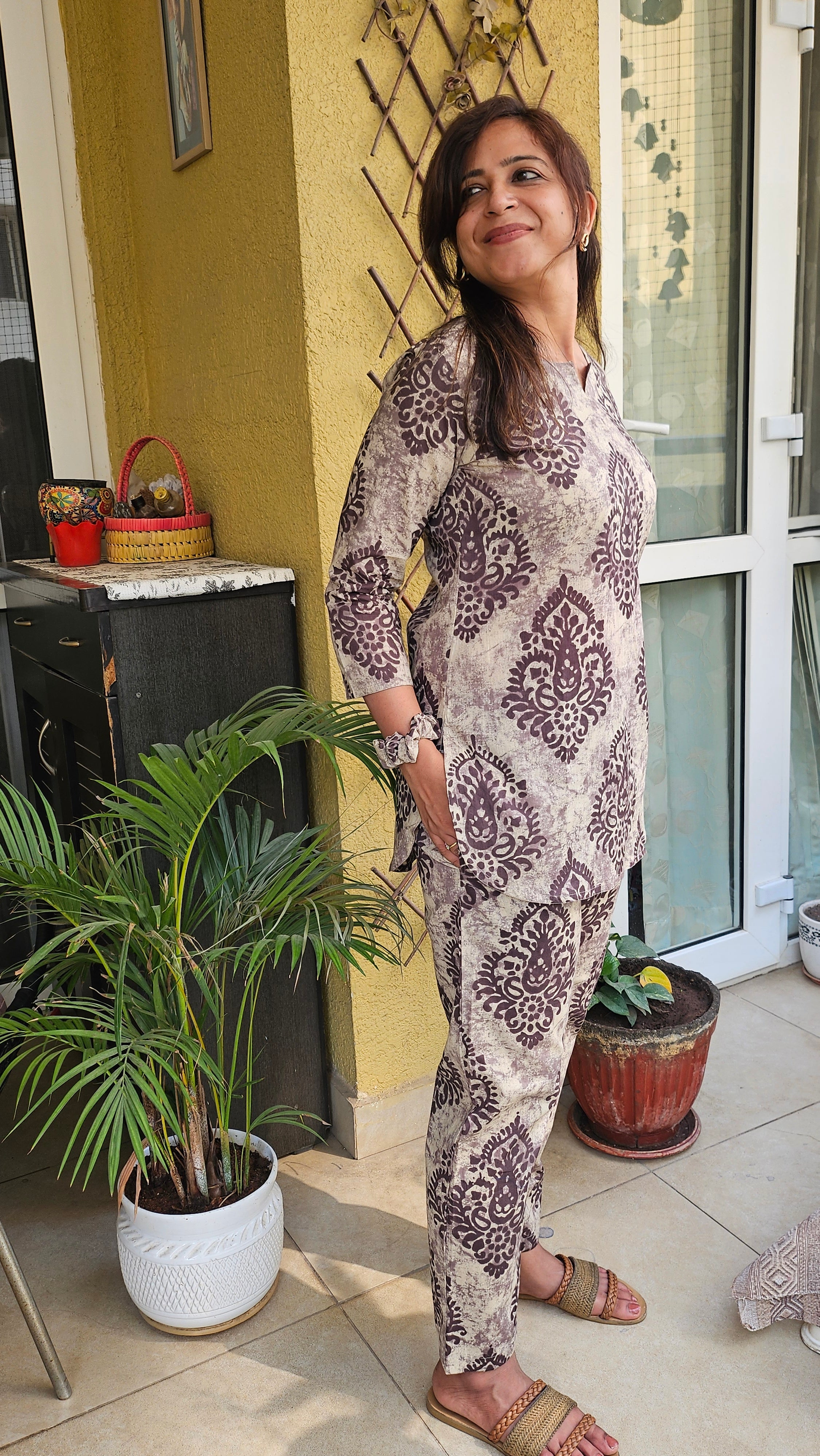 Vintage Earth Jaipur Print Coord Set