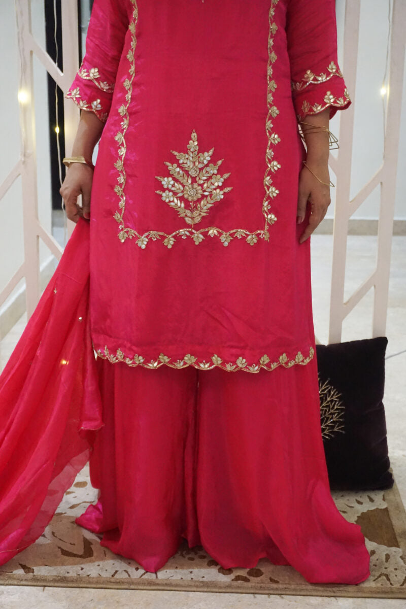 Gotta Patti Rani Color Sharara Suit