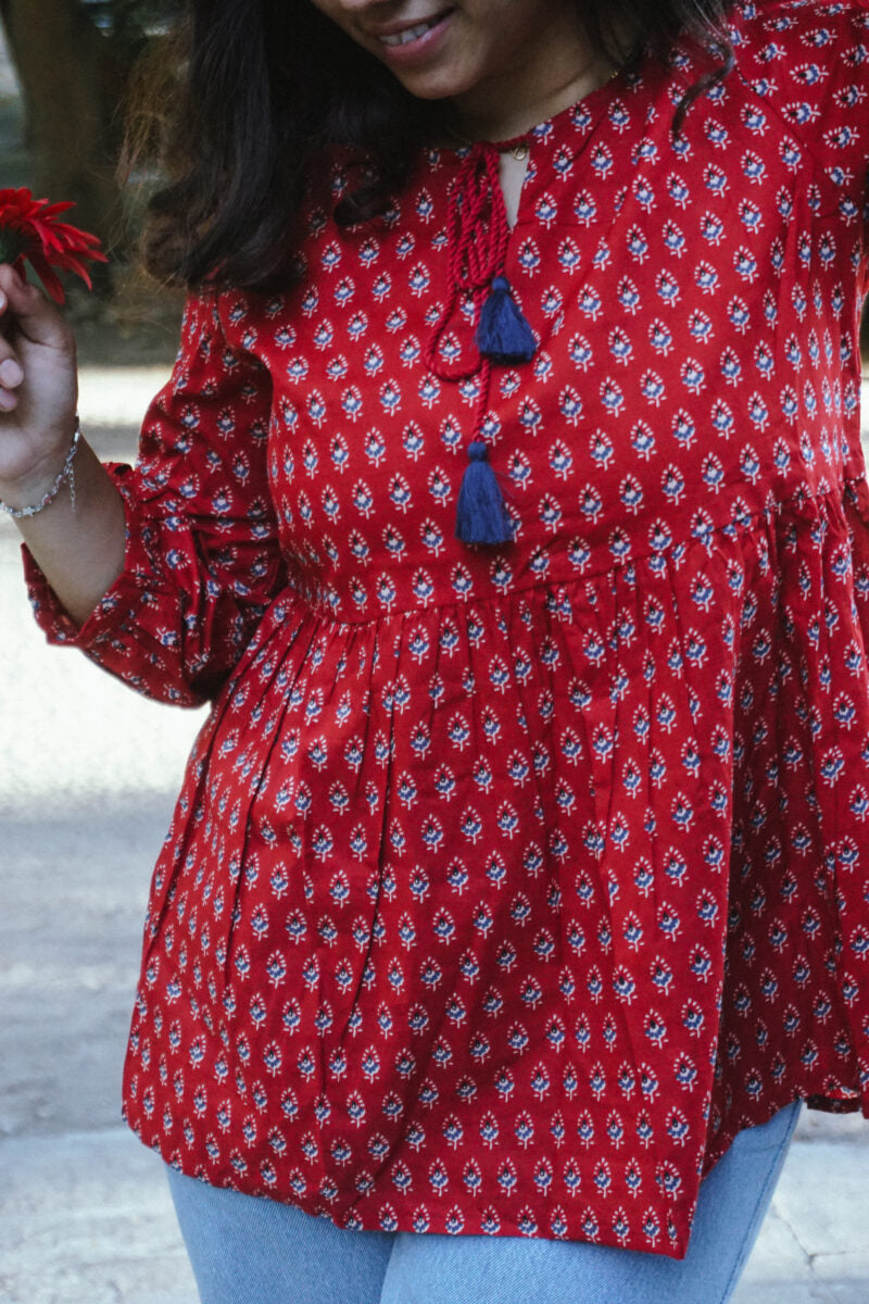 Laal Pari – Short Kurti