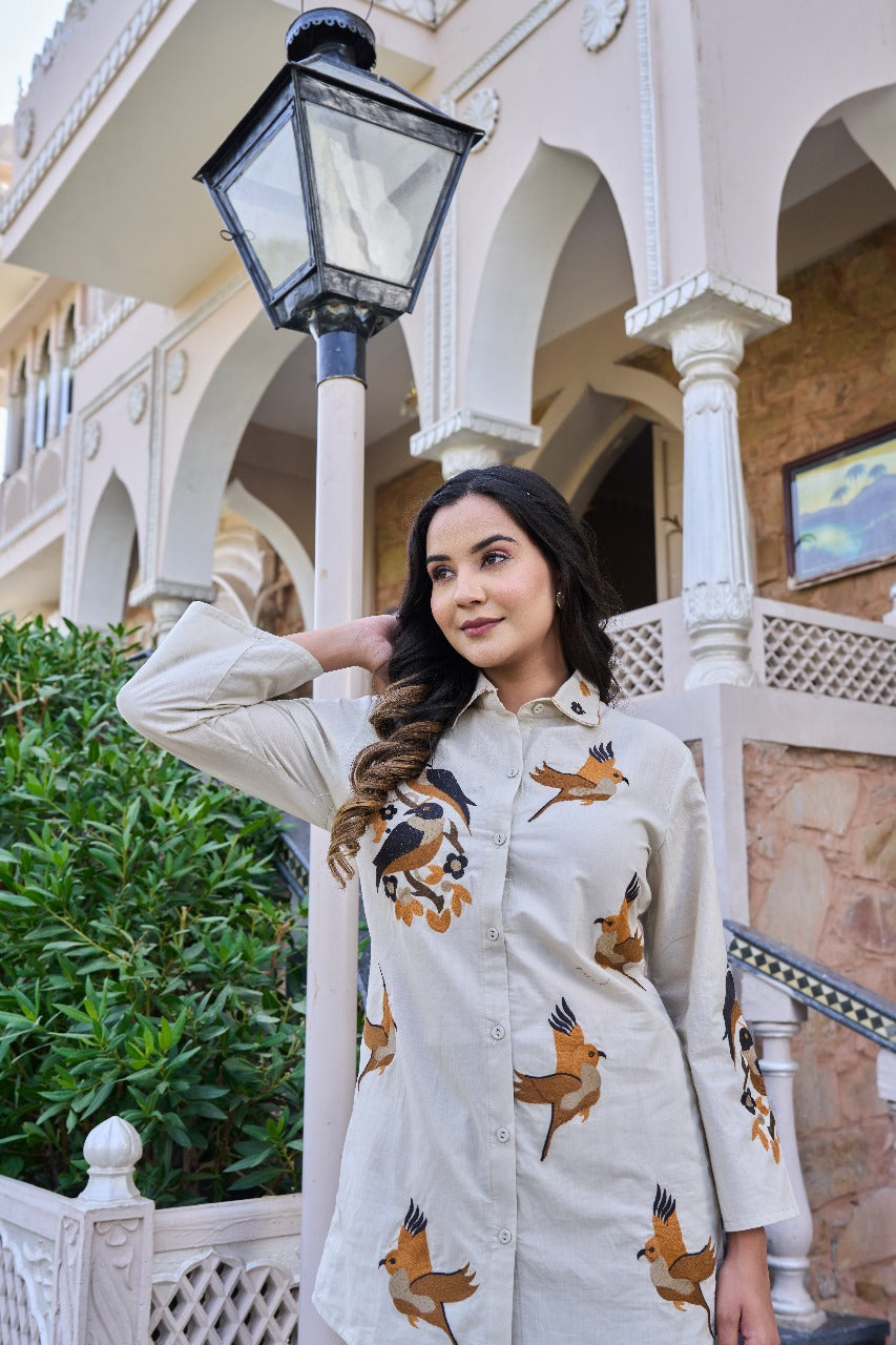 Ivory Cotton Coord Set