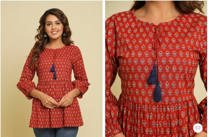 Laal Pari – Short Kurti