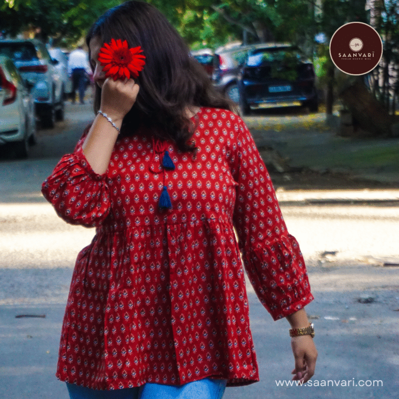 Laal Pari – Short Kurti