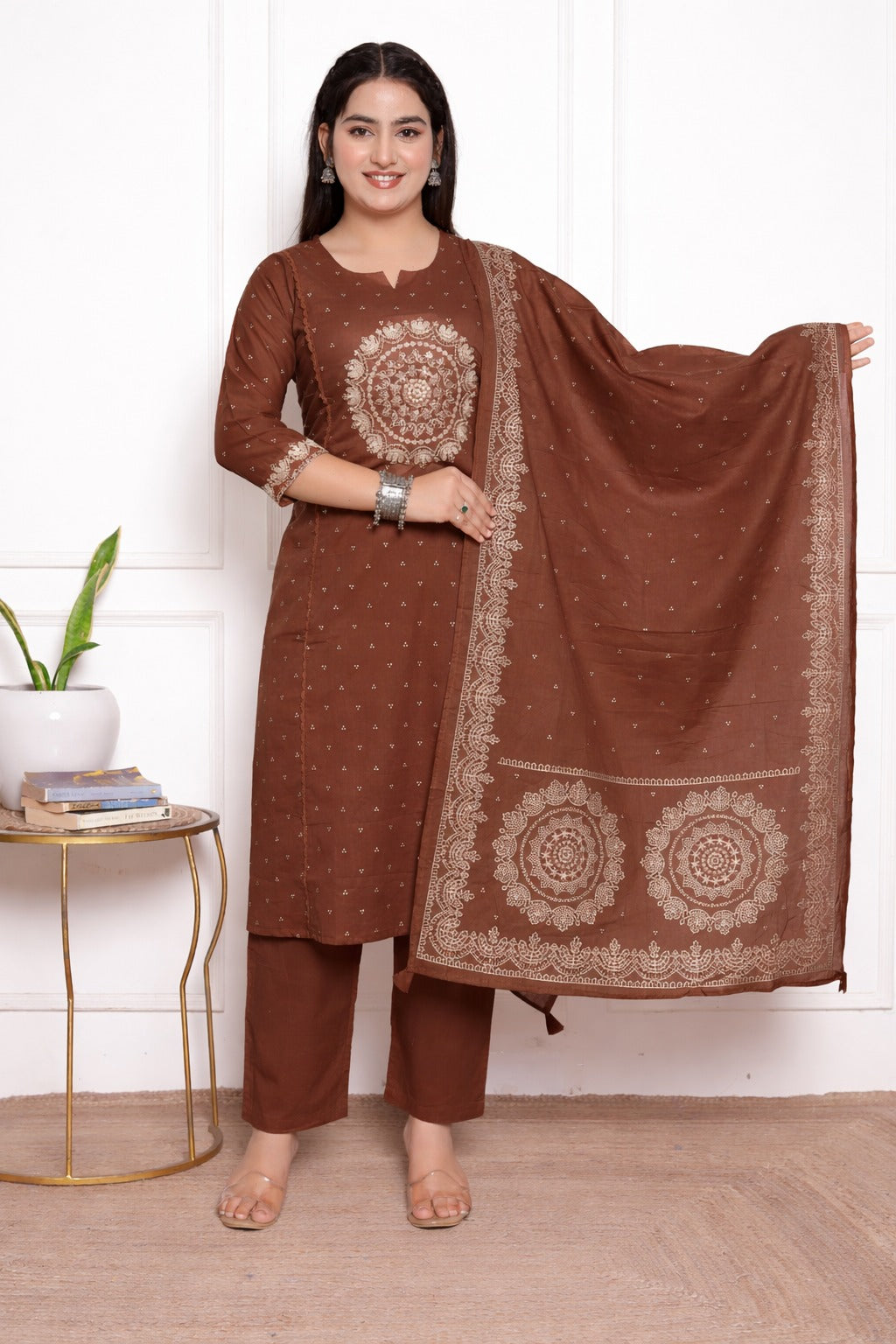Mehfil Embroidered Suit Set