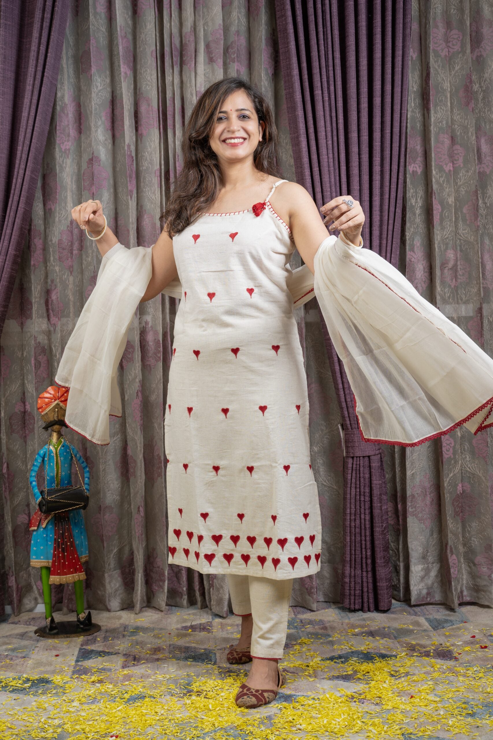 ISAQ – Handblock Cotton Suit Set