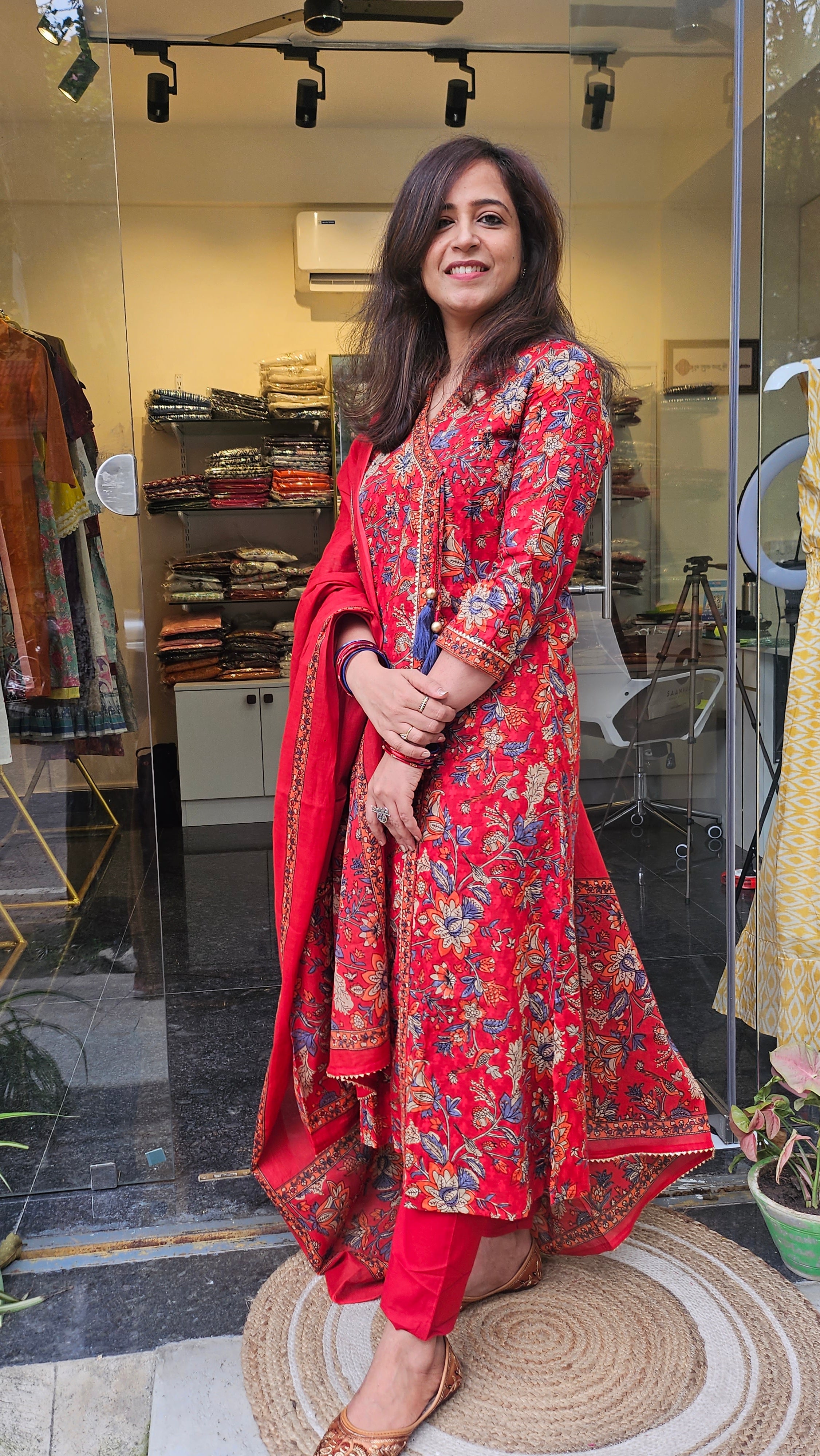 Prem Rang – Cotton Dupatta Suit