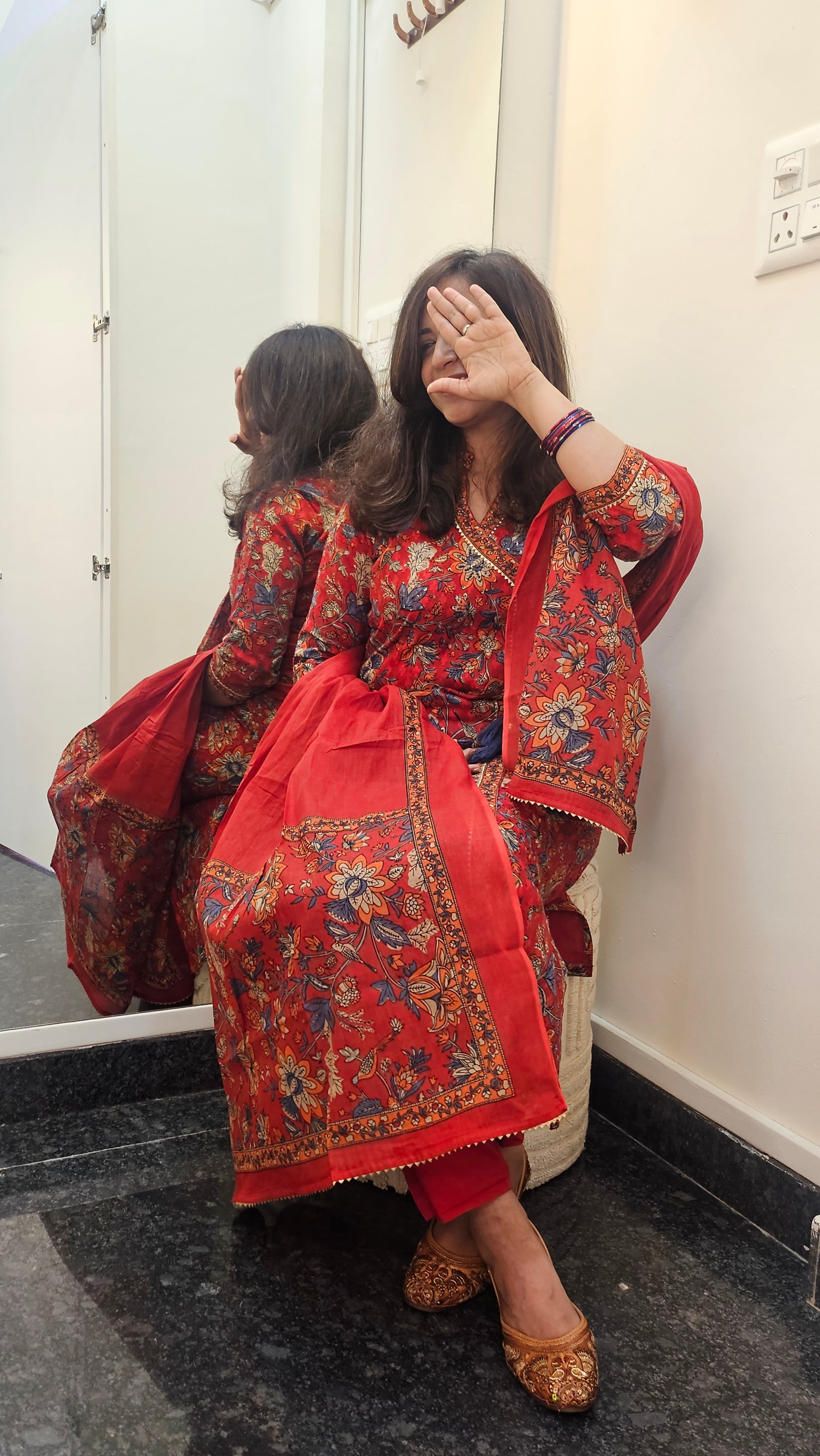 Prem Rang – Cotton Dupatta Suit