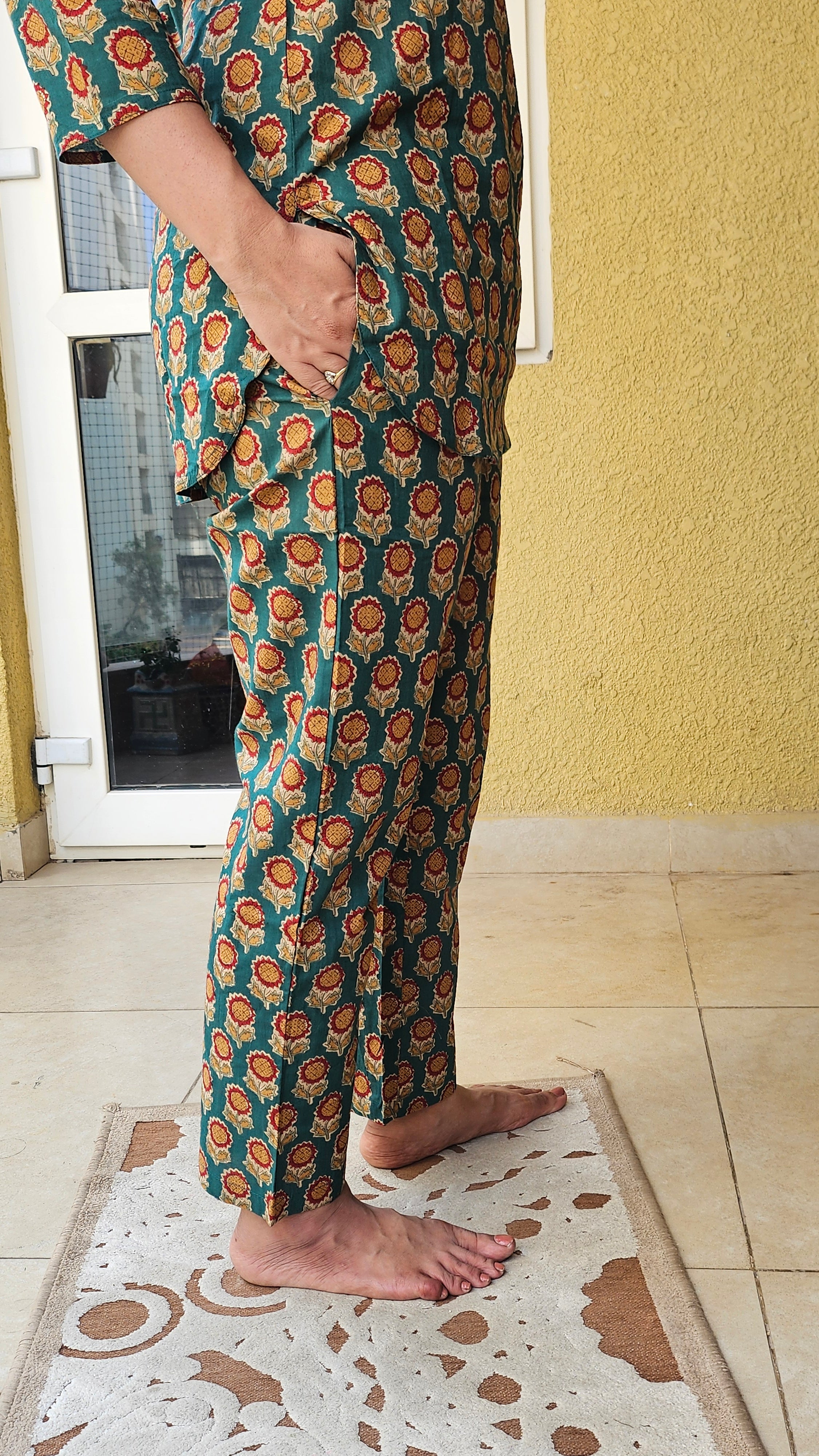 Jaipur Print Coord Set with Scrunchie