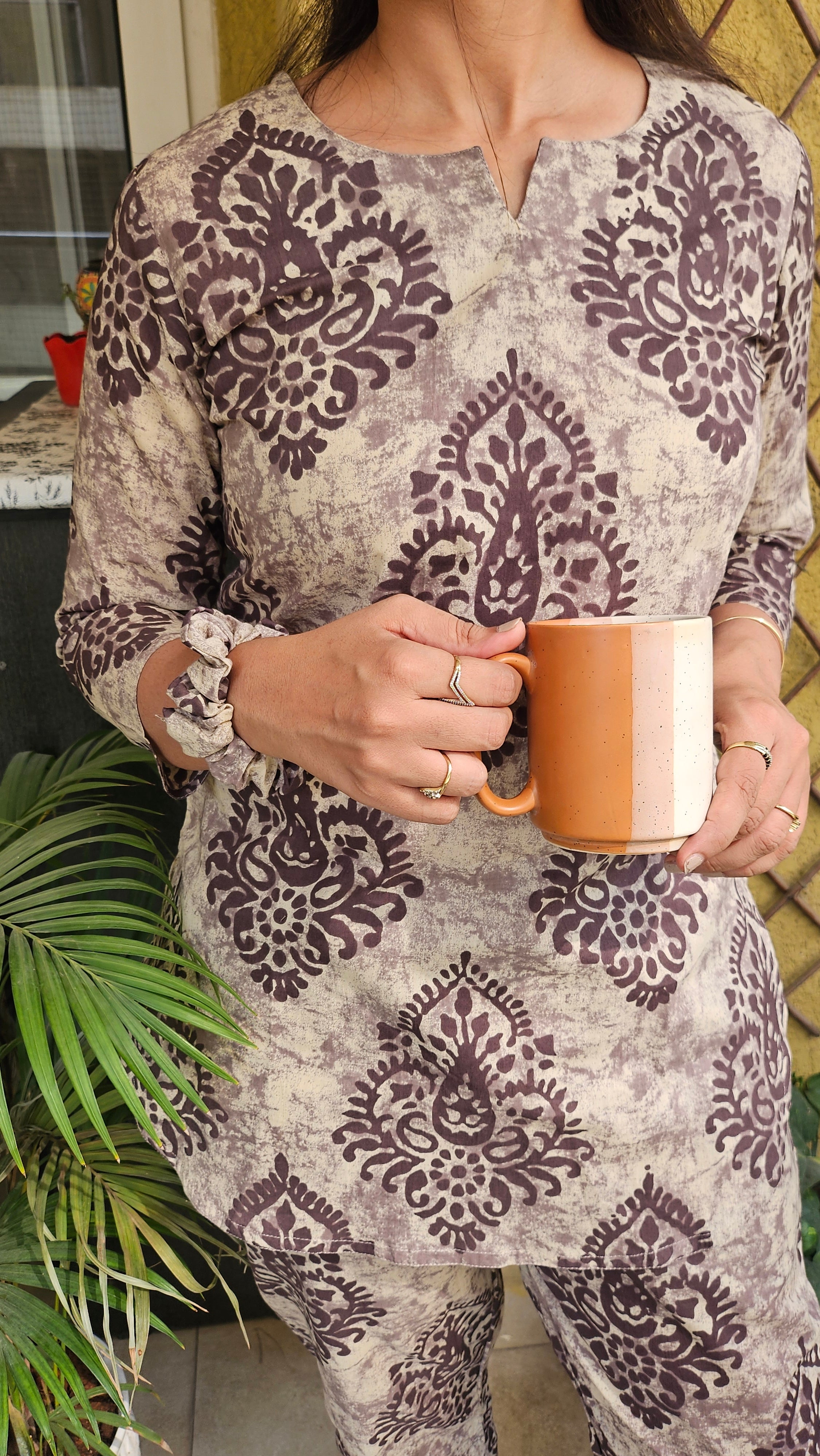 Vintage Earth Jaipur Print Coord Set