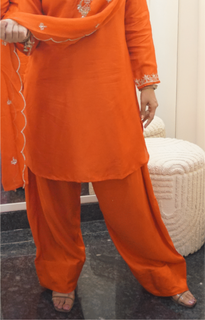 ‘Farshi Fever’- Festive Short Kurta and Farshi Salwar!