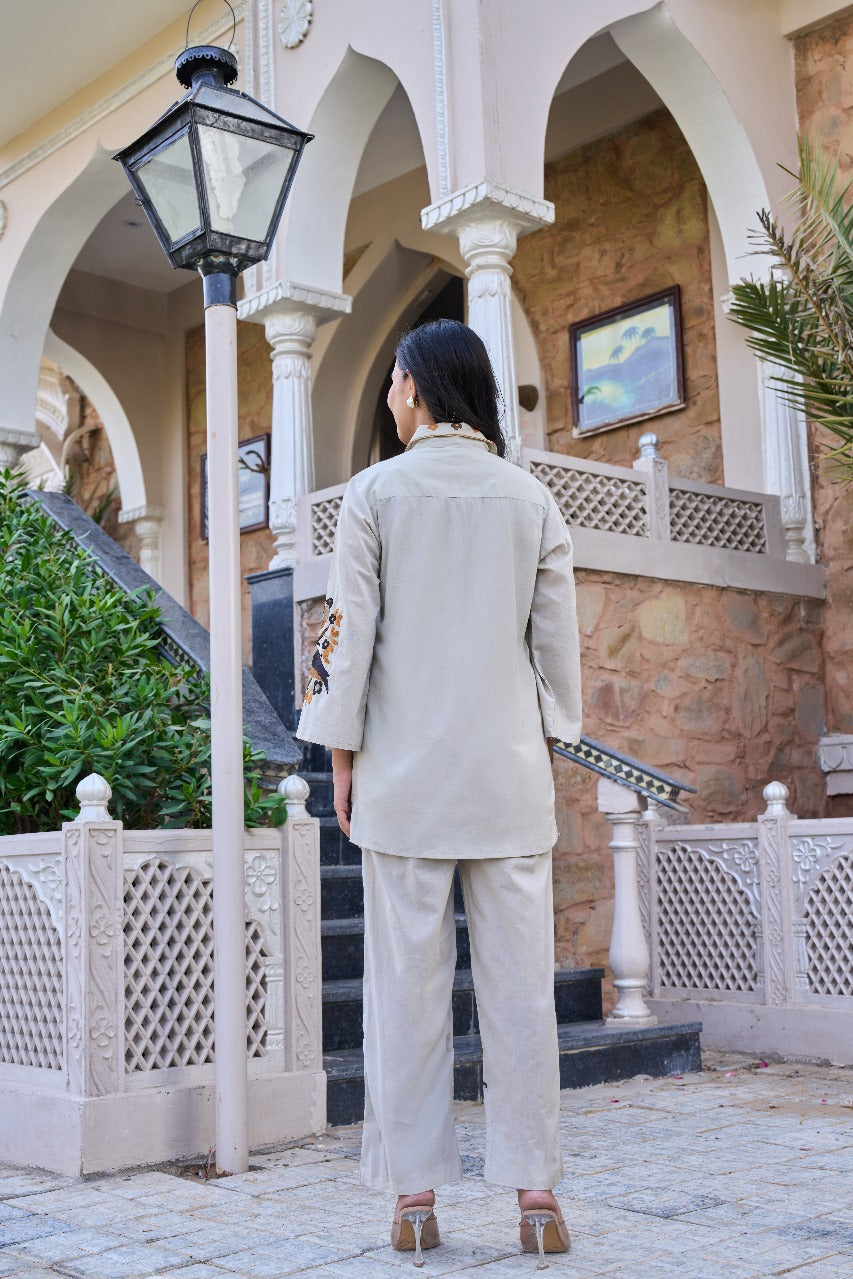 Ivory Cotton Coord Set