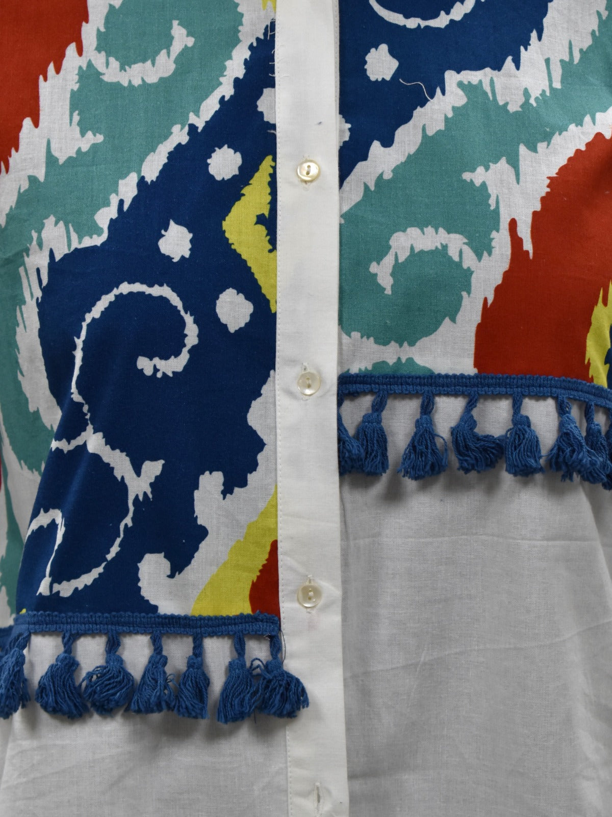 Color Pop Cotton Shirt – Bold & Elegant