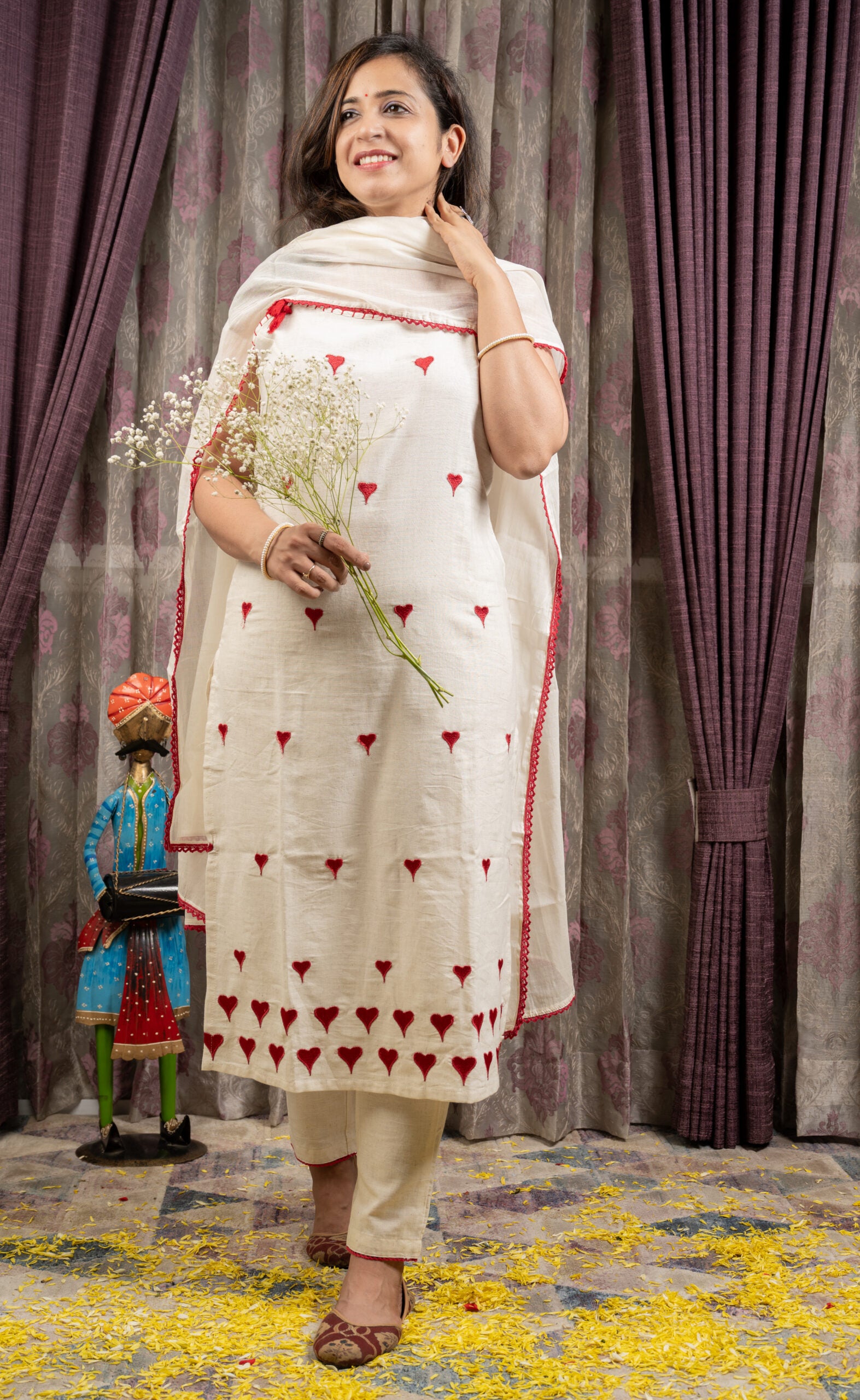 ISAQ – Handblock Cotton Suit Set