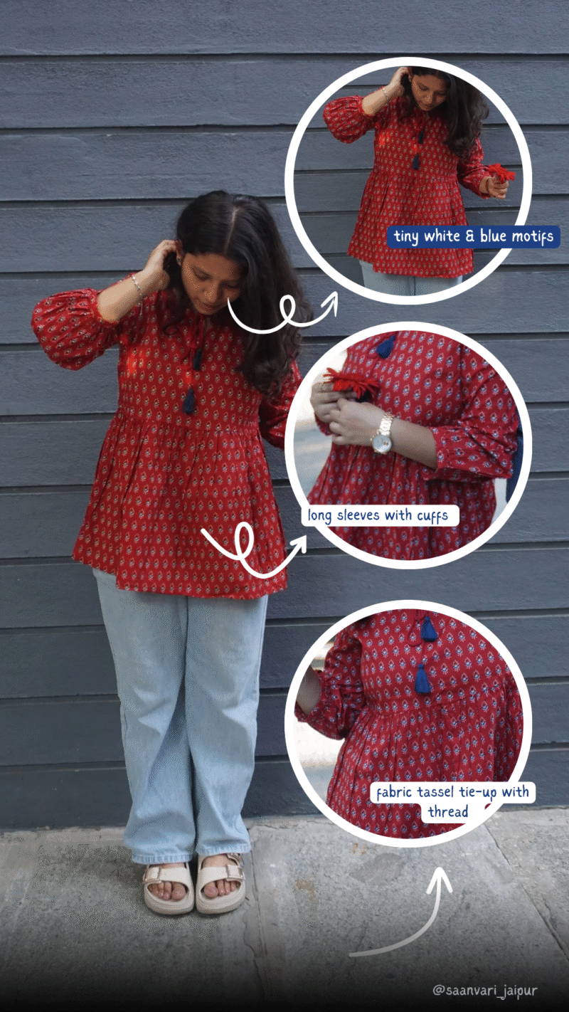 Laal Pari – Short Kurti